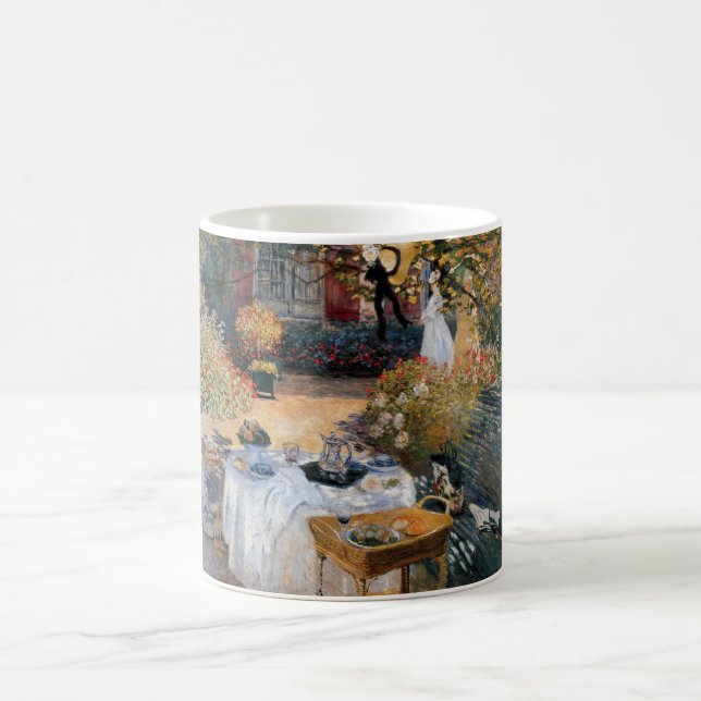 Luncheonen vid Claude Monet Kaffemugg (Center)
