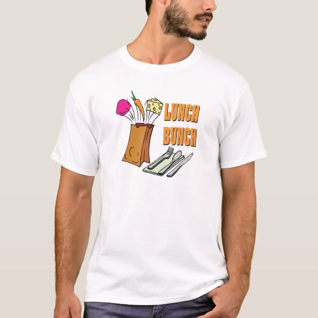 lunchgänget tee shirt (Framsida)