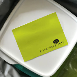 Lunchlåda anteckna kul barn skolnotering post-it block