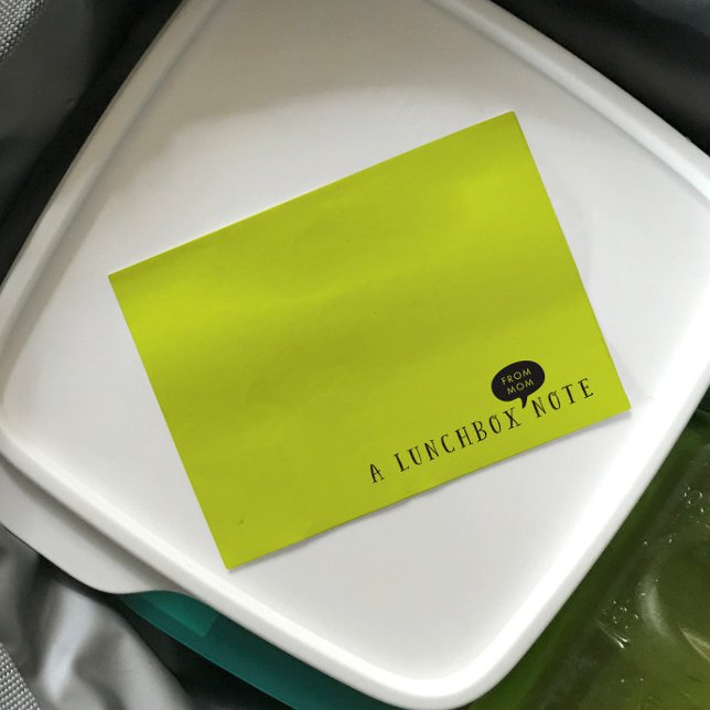 Lunchlåda anteckna kul barn skolnotering post-it block (Skapare uppladdad)