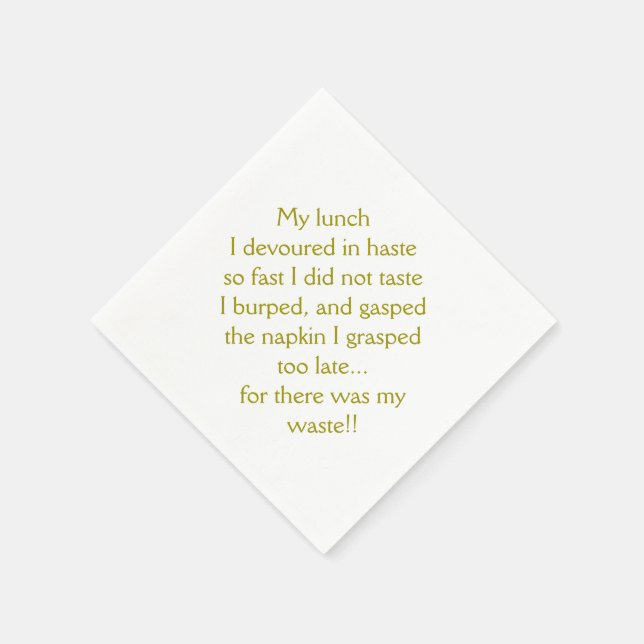 Lunchtime Limerick Pappersservett (Hörn)