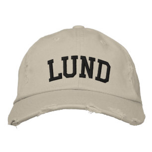 Lund Embroized Hat Broderad Keps