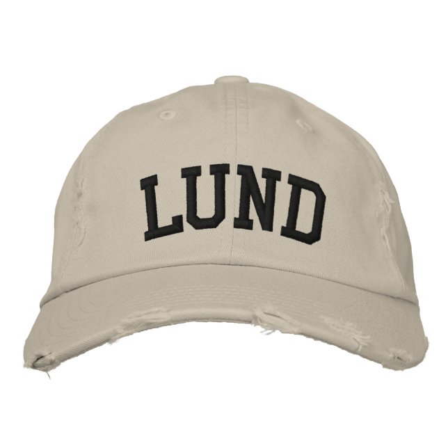 Lund Embroized Hat Broderad Keps (Framsida)