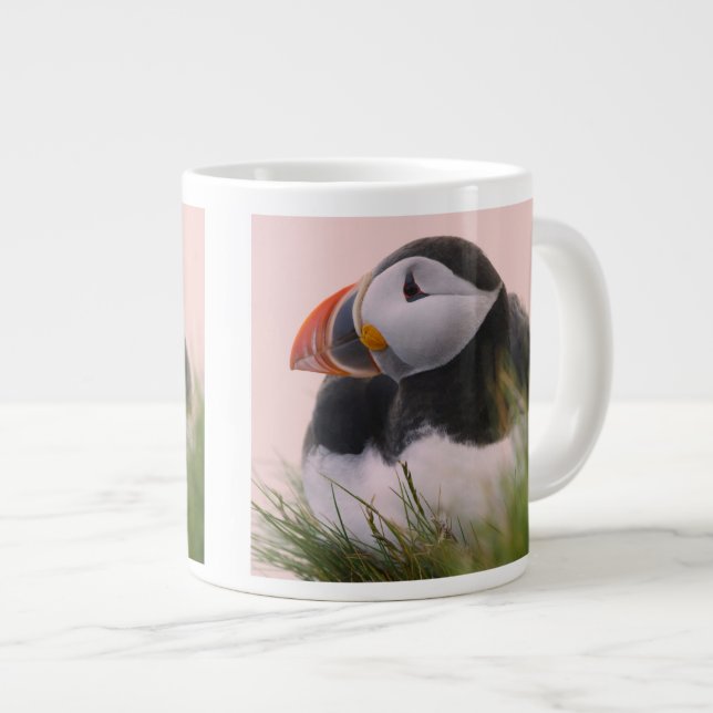 Lund (Fratercula arctica) Jumbo Mugg (Framsida höger)