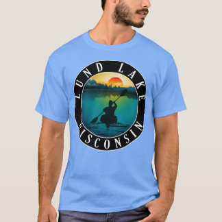 Lund Sjö Wisconsin Kayaking T Shirt