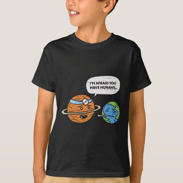 Lundare Spara Earth Day Planet Doktor Humans T Shirt (Framsida)