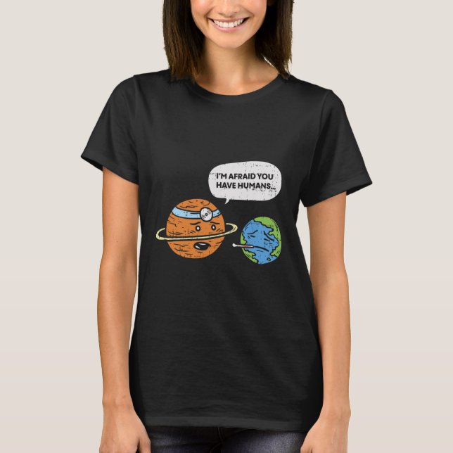 Lundare Spara Earth Day Planet Doktor Humans T Shirt (Framsida)
