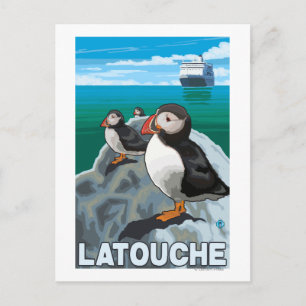 Lundbsvär & kryssningsfartyg - Latouche, Alaska Vykort
