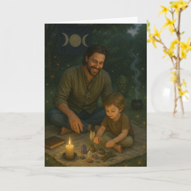 Lundens fader kort (Gul blomma)