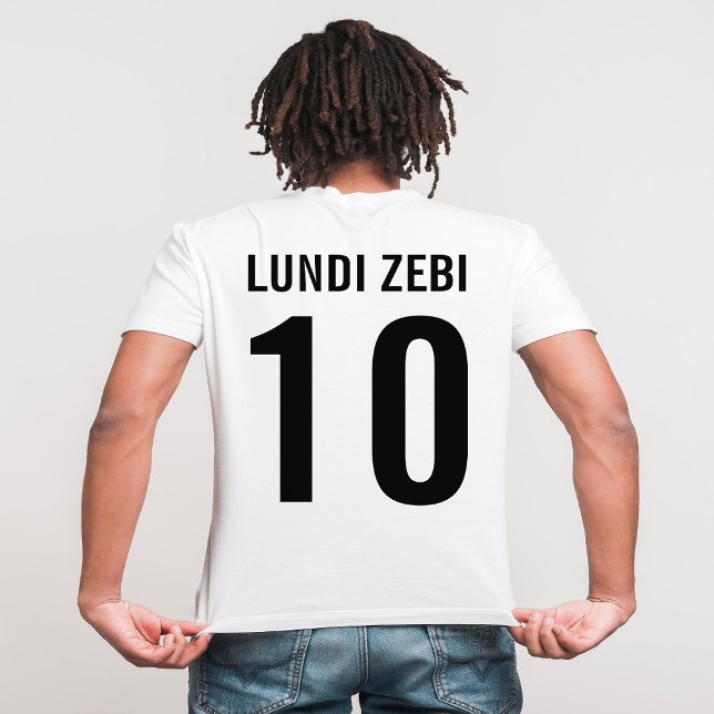 Lundi Zebi nummer 10 Franskars Superskoj Tshirt T Shirt (Skapare uppladdad)
