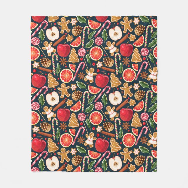 Lundnyj jul Fleece Blanket (Framsidan)