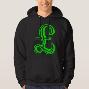Lundtecken - Grönt Sweatshirt Med Luva