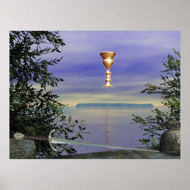 Lundy, den grekiska ön poster (Framsidan)