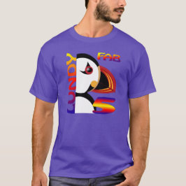 Lundy Puffin 2 Lila T Shirt