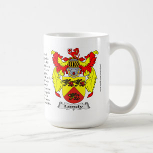 Lundy, ursprung, det menande och vapenskölden kaffemugg