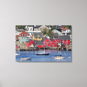 Lunenberg, Nova Scotia, Kanada. 3 Canvastryck