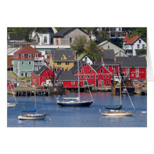 Lunenberg, Nova Scotia, Kanada. 3 Hälsningskort