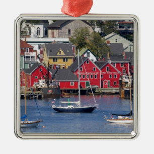 Lunenberg, Nova Scotia, Kanada. 3 Julgransprydnad Metall
