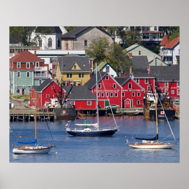 Lunenberg, Nova Scotia, Kanada. 3 Poster (Framsidan)