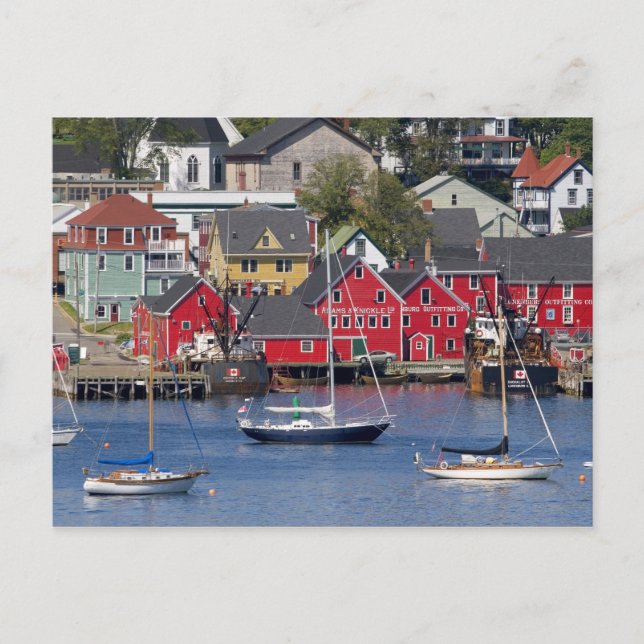 Lunenberg, Nova Scotia, Kanada. 3 Vykort (Framsida)