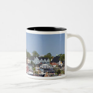 Lunenberg, Nova Scotia, Kanada. 4 Två-Tonad Mugg