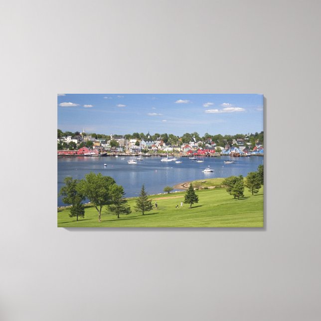 Lunenberg, Nova Scotia, Kanada. Canvastryck (Framsida)