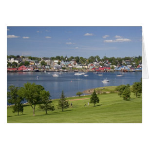 Lunenberg, Nova Scotia, Kanada. Hälsningskort
