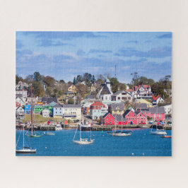 Lunenburg hamn Nova Scotia NS - Puzzle Pussel