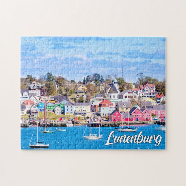 Lunenburg, Nova Scotia, Canada Pussel (Horisontell)