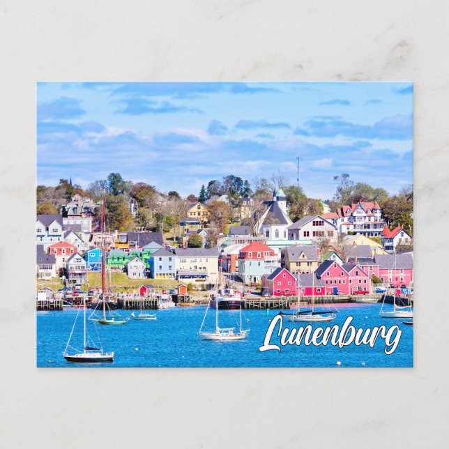 Lunenburg, Nova Scotia, Canada Vykort (Framsida)