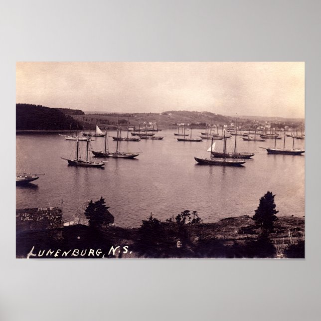 Lunenburg Nova Scotia Kanada Poster (Framsidan)
