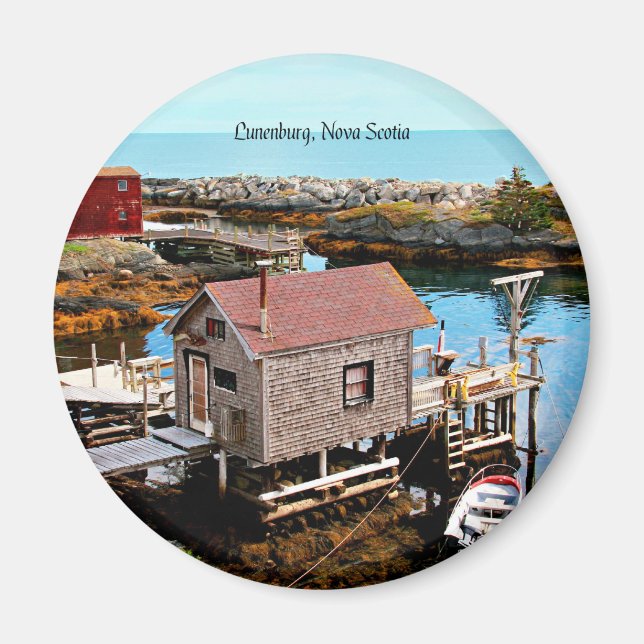 Lunenburg, Nova Scotia Magnet (Framsidan)