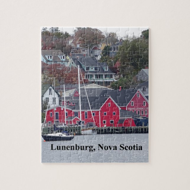 Lunenburg Nova Scotia Pussel (Vertikal)