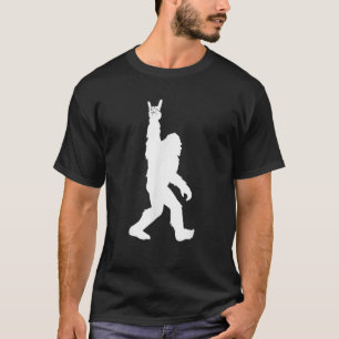 Lung Bigfoot Rock and roll för Sasquatch Believer T Shirt