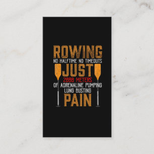Lung Busting Rower, lung Busting Visitkort