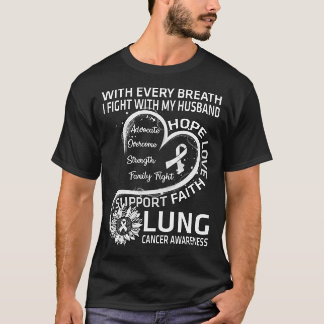 Lung Cancer Awareness Gift Make Lung Cancer T Shirt (Framsida)