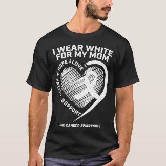 Lung Cancer Awareness Gifts Mamma Manar Women Lung T Shirt