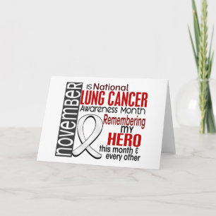Lung Cancer Awareness Month Ribbon I2.2 Kort