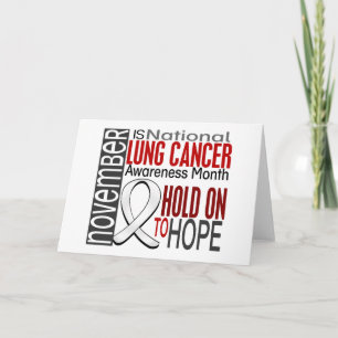 Lung Cancer Awareness Month Ribbon I2.4 Kort