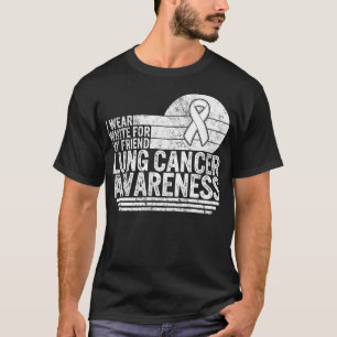 Lung Cancer Awareness Shirt, jag Bäror vit för min T Shirt