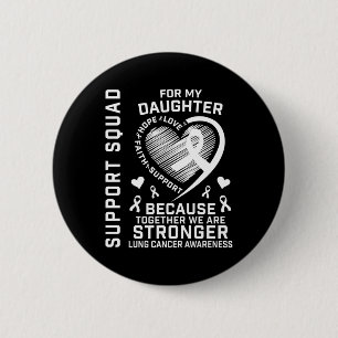 Lung Cancer Awareness Shirts Dotter Ribbon Famil Knapp