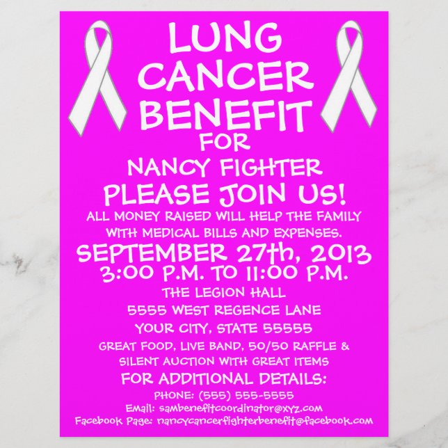 Lung Cancer Benefit Flyer (Framsidan)