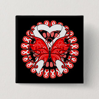 Lung Cancer Butterfly Circle of Rosett band Knapp