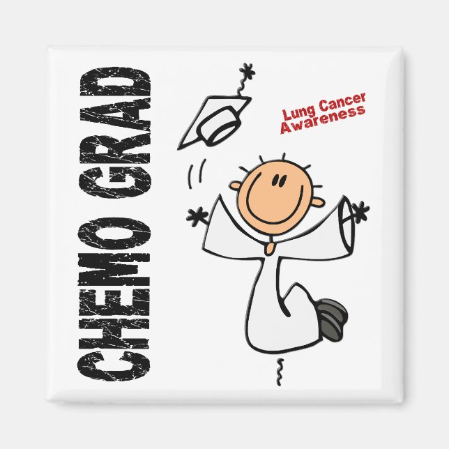 Lung Cancer CHEMO GRAD 1 Magnet (Framsidan)