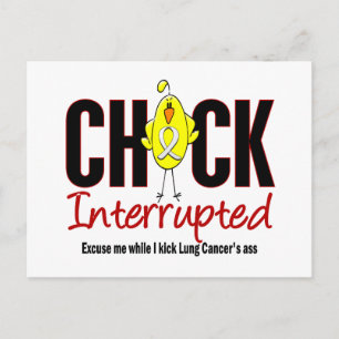 Lung Cancer Chick avbruten Vykort
