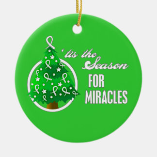Lung Cancer jul Miracles Julgransprydnad Keramik