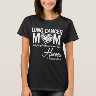 Lung Cancer Mamma Jag Uppfostrade Min T Shirt