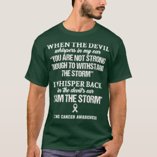 Lung Cancer-medvetandet om att jag är stormen i de T Shirt