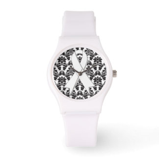 Lung Cancer-medvetenhet Armbandsur