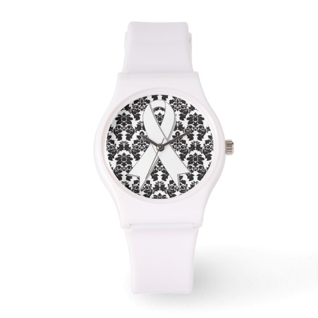 Lung Cancer-medvetenhet Armbandsur (Framsida)